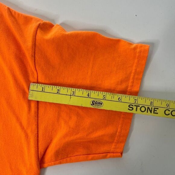 Gildan Men's "Bikers Against Dumb Drivers" Graphic T-shirt Orange Large - Picture 8 of 9